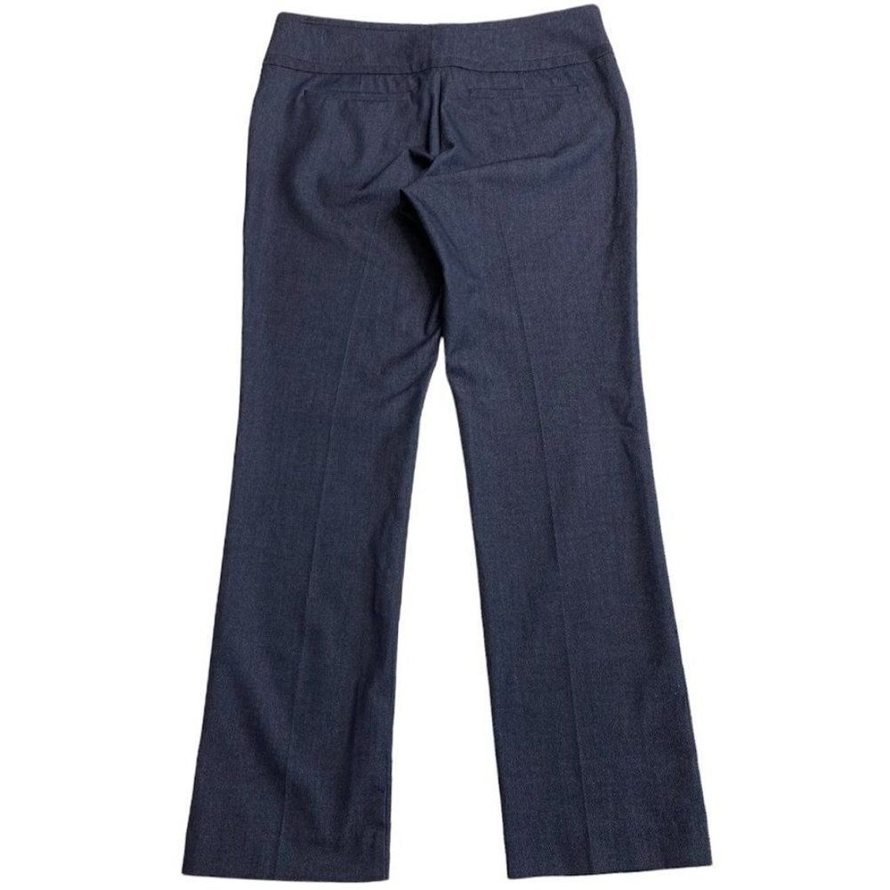 New York & Company Blue Stretch Straight Leg Pant sz 6 - Picture 8 of 8